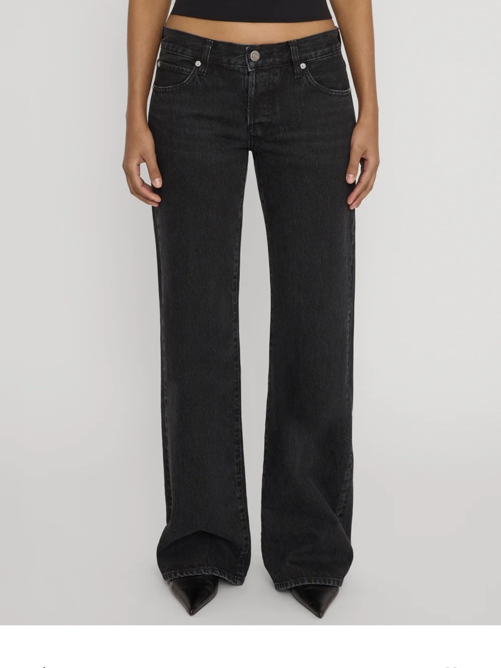 FRAME The Gray Low Rise Denim Shade Astral Size 26, inseam 31” - Picture 6 of 7